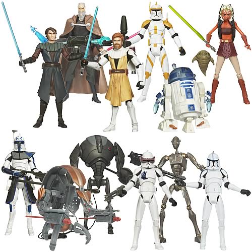 Star Wars Clone Wars Action Figures Wave 8 Rev. 1: 