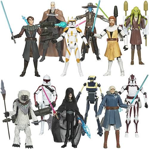 Star Wars Clone Wars Action Figures Wave 12